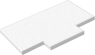 Zwei Eckausschnitten