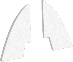 Trapez Zweiteilig mit Aussparung